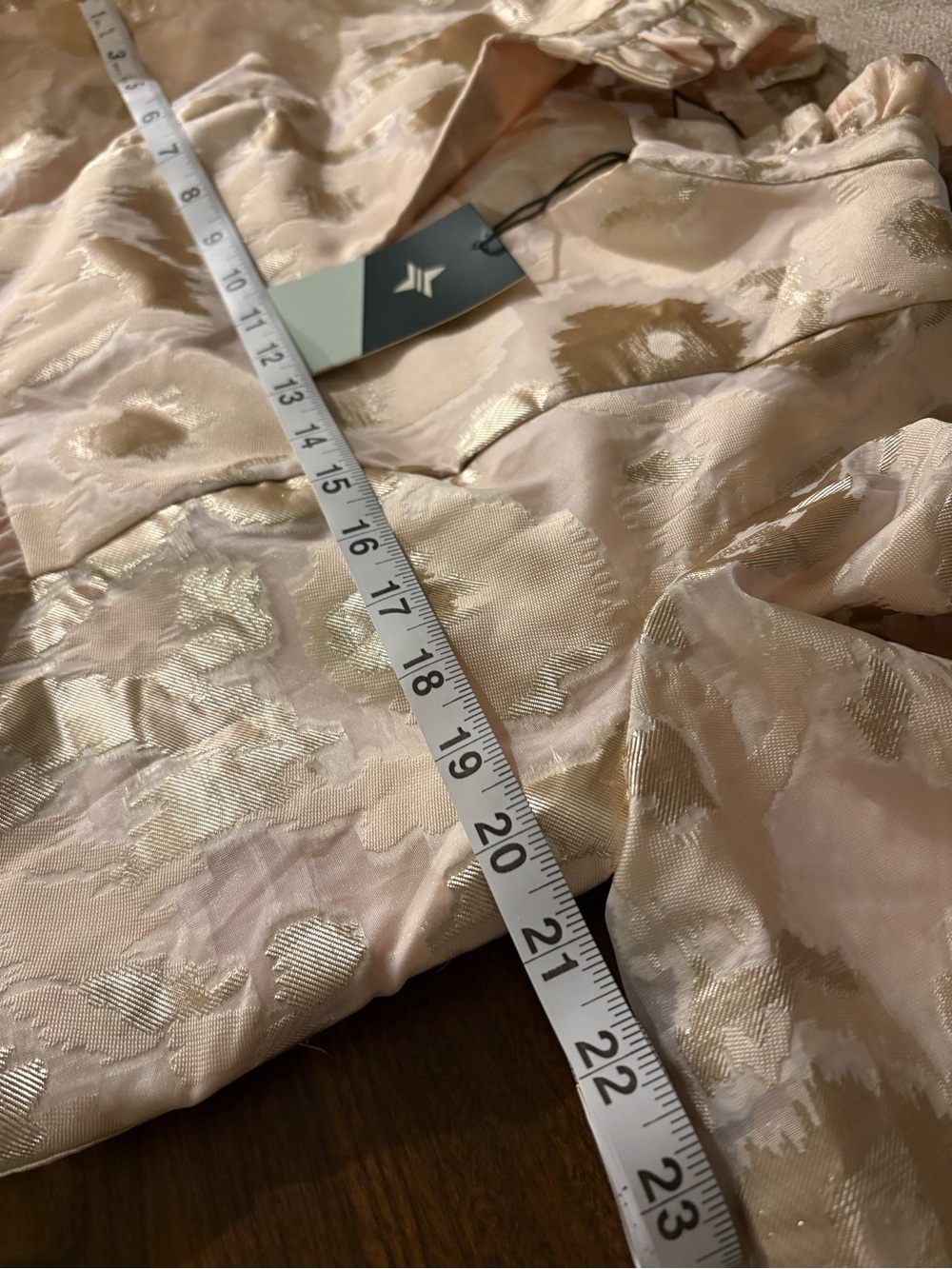 Tuckernuck Tan Fil Coupe Palmerston Dress M pockets - Picture 8 of 9